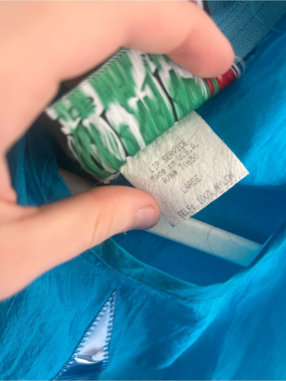 Vintage RARE 90s Lip Service Los Angeles Blue Star A-Line Sleeveless Dress - Picture 8 of 8